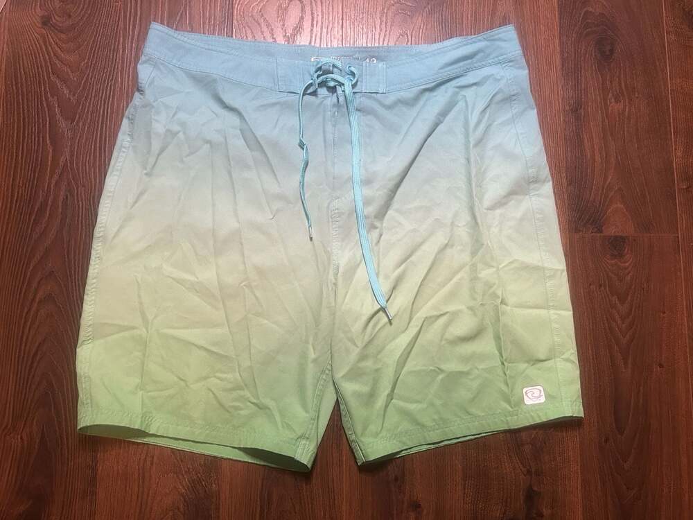 Wave Zone Men's Ombre Board Shorts Swim Trunks Size 42